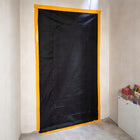 Drzwi Remontowe budowlane Malarskie Kurtyna przeciwpyłowa Remont z zamkiem przegroda z włókniny 110x220 cm do ochrony