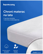 Ochraniacz na materac 80x180 wodoodporny podkład pokrowiec nakładka mata do łóżka, antybakteryjny, antygrzybiczny