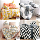 Komplet pościeli 160x200 100% bawełna gruba z prześcieradłem wiosenna poszwa na kołdrę i poszewki 70x80, 4 części