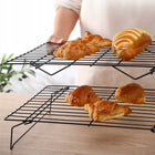Kratka do studzenia ciasta ciastek lukrowania 25 cm x 40 cm x 7 cm OLK ruszt cukierniczy metalowy, dekorowanie wypieków