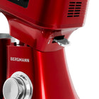 Robot planetarny kuchenny bergmann 3500W Mikser z Wagą Podgrzewana Misa 6l nominalna czerwony