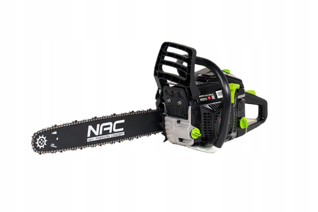 Piła spalinowa Łańcuchowa pilarka do drewna NAC 45 cm 51,7cm3 2,1kW 23,8m/s motorowa do cięcia gałęzi, kłód i opału