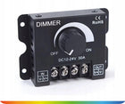 Sterownik/ściemniacz do taśm LED COB mono z pokrętłem do 720W 12V/24V mocny regulator jasności, kontroler światła