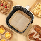 300 szt. papier AIR fryer frytkownicy beztłuszczowej wkład wkłady pieczenia okrągłe foremki jednorazowe 20 cm do