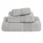 Ręcznik Bawełna Premium zoja 70x140 Eurofirany Hotel Spa 500gsm Srebrny kąpielowy do łazienki, z bordiurą, oeko-tex