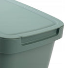 Kosz na śmieci pojemnik do segregacji odpadów 6l z pokrywą mały odpady BIO kuchenny plastikowy 20 x 26 x 19,5 cm