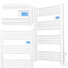 Grzejnik łazienkowy elektryczny ETW aż 500W ścienny TERMOSTAT TIMER 24H LED 540 mm 960 mm grzewcza biały