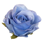 Róża vivaldi główka niebieska 12 sztuk 8cm sztuczne kwiaty do stroików dekoracje florystyczne, element kompozycji