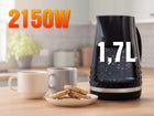Czajnik elektryczny bezprzewodowy eldom C270 1,7l czarny 1.7 l 2150 w tworzywo sztuczne