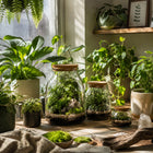 Zestaw XXL Las w Słoiku Szkle premium Podłoże Kamienie Mech Korzeń DIY 15w1 terrarium roślinne, mini ogród, dekoracja