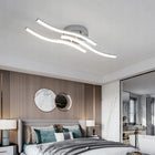 Lampa Sufitowa Plafon LED Żyrandol Srebrny Nowoczesny 18W 4500K oświetlenie do wnętrz, 3 punkty światła, aluminiowa