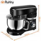 Robot Planetarny Kuchenny Podgrzewana Misa 6,2l 14w1 Blender Maszynka Mocny mikser do ciasta koktajli i mięsa 2000 w 6