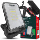 Lampa robocza halogen LED do parkside z USB 6500K przenośna budowlana mocna na stojaku 4000 lm 30 w do warsztatu i