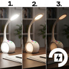 LAMPKA LED BIURKOWA USB DLA DZIECKA BARWY 256 KOLORY RGB LAMPA NA BIURKO do nauki, regulowana jasność, ściemniana