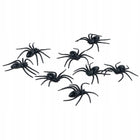 Martom pająki dekoracyjne Halloween 8 szt. realistyczne 8 cm ozdoba zestaw atrapy pajęczaków do aranżacji wnętrz i