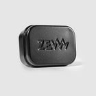 Zew For Men Mydelniczka aluminiowa Srebrna podstawka na mydło do łazienki, wolnostojąca, metalowa, 75 x 55 x 35 mm