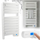 GRZEJNIK ELEKTRYCZNY ŁAZIENKOWY EcoCezar 500W DRABINKA TERMOSTAT SUSZARKA 555 mm 1001 mm grzewcza biały