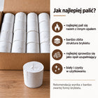 Brykiet celulozowy opałowy 20 KG – biały, czysty paliwo do pieca i kominka, niska wilgotność, mało popiołu, 14-16 MJ/kg