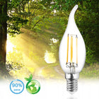 6x Żarówka LED Płomyk BA35 E14 7W = 60W 4000K Neutralna 360° Fil lumiled świeczka do żyrandola, 806 lm, źródło światła