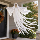 Kościotrup wiszący 116 cm biały duch dekoracja na Halloween ozdoba domu szkielet, straszak imprezowy, aranżacja wnętrza