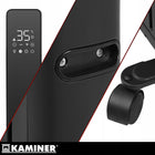 Grzejnik Olejowy Elektryczny Termostat 2500W 11 Żeber Czarny WiFi Pilot 500 mm 640 mm grzewcza