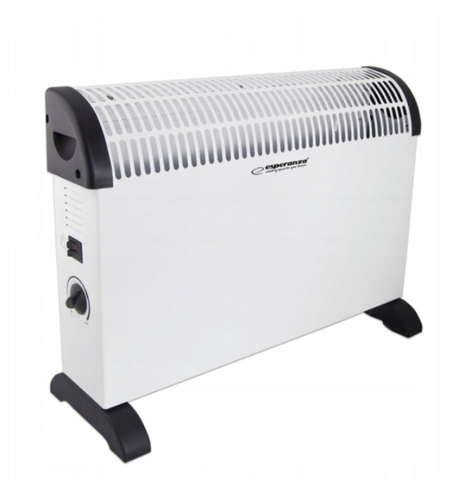 Grzejnik konwektorowy konwektor elektryczny termostat 2000W bezpieczny biały farelka termowentylator ogrzewacz do pokoju domu 3 poziomy mocy