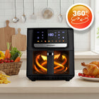 Frytkownica beztłuszczowa AIR fryer frytownica 6,5l berdsen 1700W czarny