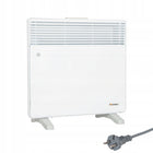 Grzejnik elektryczny konwektorowy przenośny energooszczędny EWX-1000W 490 mm 450 mm grzewcza biały