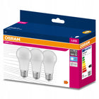 3x Żarówka LED E27 A60 13W = 100W 1521lm 4000K 200° osram mocna NIE mruga kulista, tradycyjna, neutralna biel do lamp