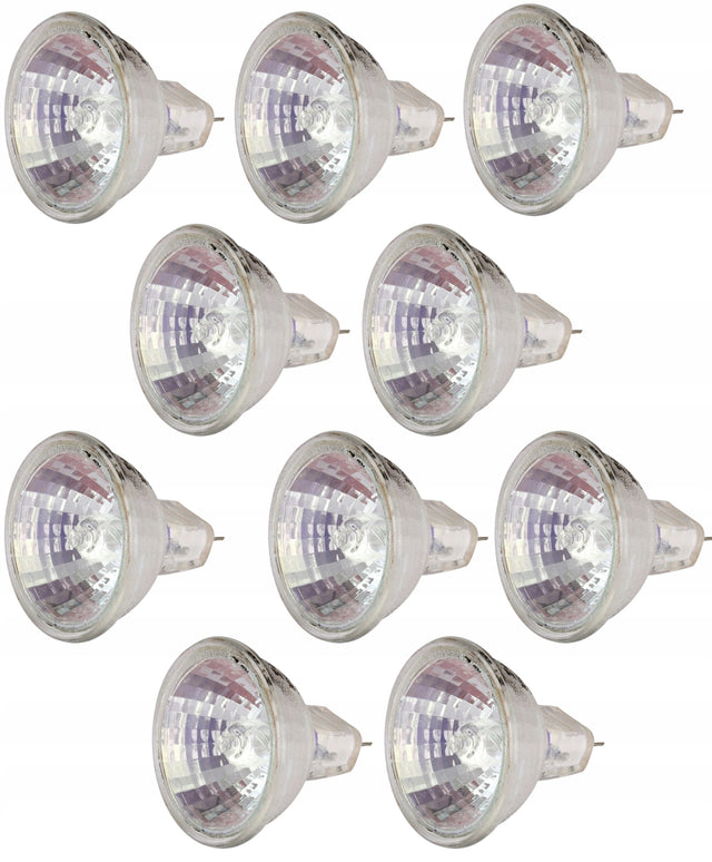 Żarówka halogenowa MR11 35W 35mm 12V GU4 halogen 390lm biała ciepła 3000K do opraw punktowych, reflektorowa, niskonapięciowa