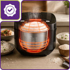 Garnek do gotowania ryżu urządzenie szybkowar Multicooker ryżowar czarny 5 l 900 w