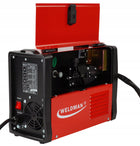 Spawarka inwertorowa migomat Weldman MIG MAG MMA TIG bezgazowa Flux 230V półautomat do drutu 0,6–1,0 mm, 35–160 a, cykl