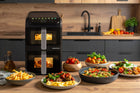 Frytkownica beztłuszczowa pionowa FR300 2700W dwie szuflady 10l Air Fryer czarny