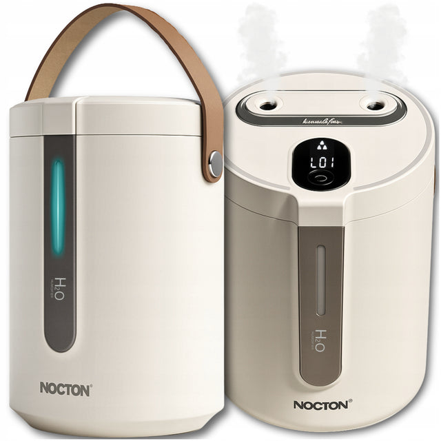Nawilżacz powietrza nocton podwójny Nano-mgiełka Ambient LED usb-c wydajny nawilżacz parowy 9 w