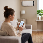 KURTYNA POWIETRZNA TERMOWENTYLATOR GRZEJNIK ELEKTRYCZNY 2000W PILOT + Wi-Fi z nagrzewnicą elektryczną 2000 W
