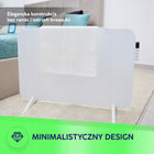Grzejnik elektryczny na podczerwień łazienkowy pokojowy biały MPM MUG-24 ogrzewacz 450 w WiFi Tuya termostat