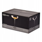 Kieliszki do szampana Harmony krosno 6 szt płaskie szampanówki czarki coupe 280 ml, szkło bezbarwne, można myć w