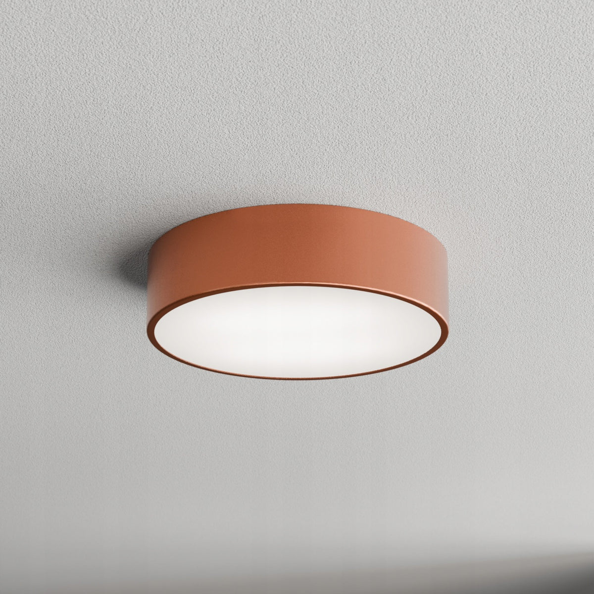 Lampa sufitowa Plafon cleo 300 Miedziany 30cm oprawa oświetleniowa okrągła, gwint E27, maks. 24 w, pomarańczowa