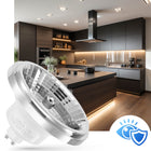 Żarówka LED AR111 15W =140W 4000K 45st GU10 neutralna ledlux nie mruga reflektorowa 1150 lm do oświetlenia punktowego