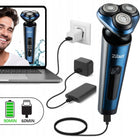 Golarka męska trymer maszynka do brody głowy NOS uszy wet&dry USB aion 3W1 głowicowa