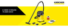 Odkurzacz przemysłowy Karcher K WD3 1.628-443.0 Mocny Na sucho i mokro warsztatowy do garażu, zbiornik 17 l, 1000 w