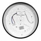 Plafon Natynkowy LED 30cm Okrągły Czarny 30W 2400lm 4000K Nowoczesny lampa sufitowa, oprawa oświetleniowa, neutralna