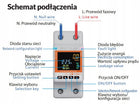 Inteligentny licznik prądu mocy przekaźnik energii wifi na szynę wifi tuya monitor zużycia, pomiar poboru, sterowanie