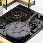 Patelnia granitowa do jajek sadzonych na jajka placki naleśniki pancakes 60 mm 26 cm /Wzór