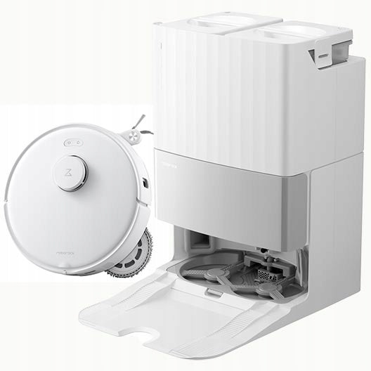Robot sprzątający roborock qrevo edge 5V1 mopowanie stacja biały 18500 PA odkurzacz automatyczny do domu, samoczynne