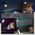 LAMPKA DO CZYTANIA KSIĄŻEK LED NOCNA BIURKOWA BEZPRZEWODOWA USB Z KLIPSEM akumulatorowa 26 cm czarna do łóżka i podróży