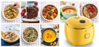 Multicooker Tefal POP ryżowar 0,7l żółty garnek elektryczny 8 trybów do duszenia i podgrzewania, podtrzymywanie ciepła
