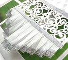 Firana gotowa woal panel firanki gotowe panele firany ażur filc 120x160 cm dekoracja okienna, ekranowa, kolorowa