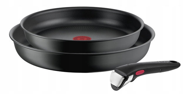 Patelnie tefal Ingenio Ultimate 24/28 indukcja 3el zestaw naczyń z odpinanym uchwytem, powłoka nieprzywierająca, do piekarnika i zmywarki