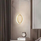LAMPA SUFITOWA WISZĄCA LED ZŁOTA KRYSZTAŁOWA POJEDYNCZA GLAMOUR TOOLIGHT żyrandol do salonu i jadalni, dekoracyjny zwis
